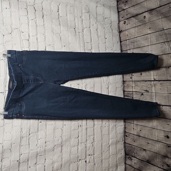 LIVERPOOL | The Denim Legging | Pullon Dark Wash Skinny Jeans Size 14/32 EUC - Picture 1 of 6